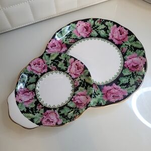 Royal Albert Needle Point Snack Plate